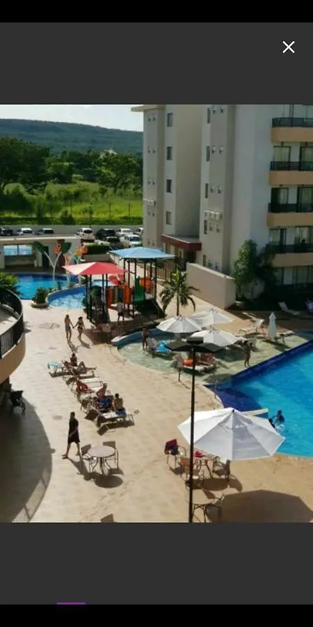 Nautico Flat So Acomodacao, Area De Lazer Marina Nautico Caldas Novas Apartment